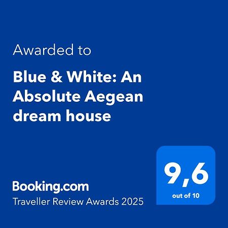 Villa Blue & White: An Absolute Aegean Dream House à Galini  Extérieur photo